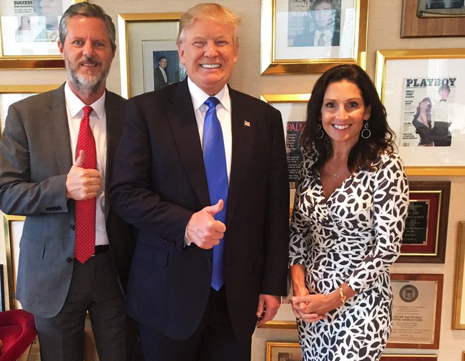 Becki Falwell Screams At Husband During Interview About Trump Endorsement And Topless Photos: “Hang Up The Goddamn Phone, Jerry!”