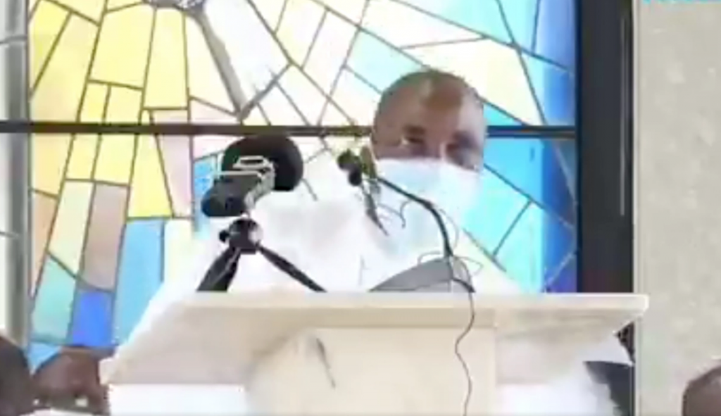 Shocking Footage Shows Priest Drop Dead While Delivering Sermon