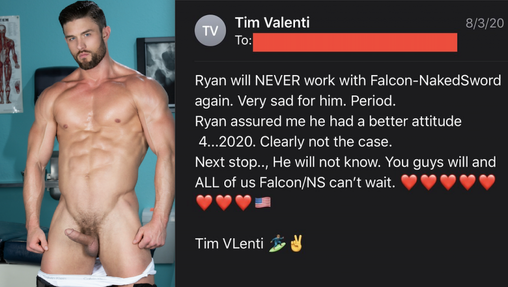 Exclusive: Falcon Studios President Fires Ryan Rose Following Fight With Co-Workers—”Ryan Will NEVER Work With Falcon Again”
