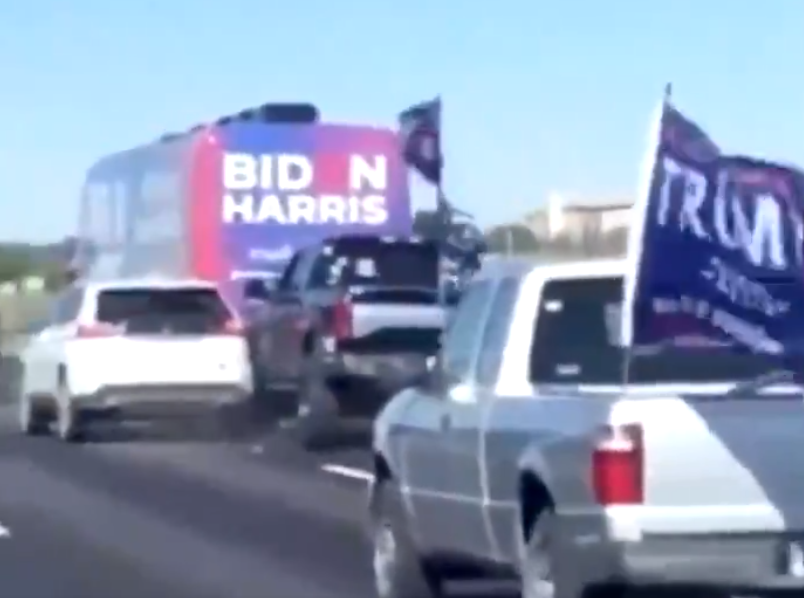 Biden Campaign Event In Texas Canceled After Attempted Murder By MAGA Psychos On Freeway