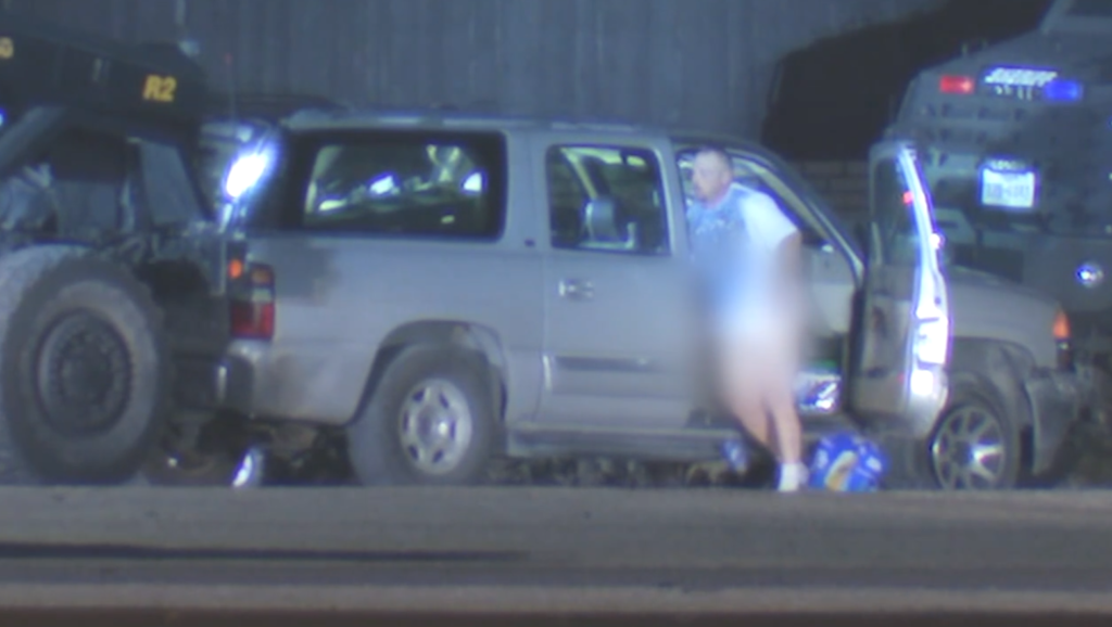 Naked Texas Man Arrested After Car Chase And Standoff With Police