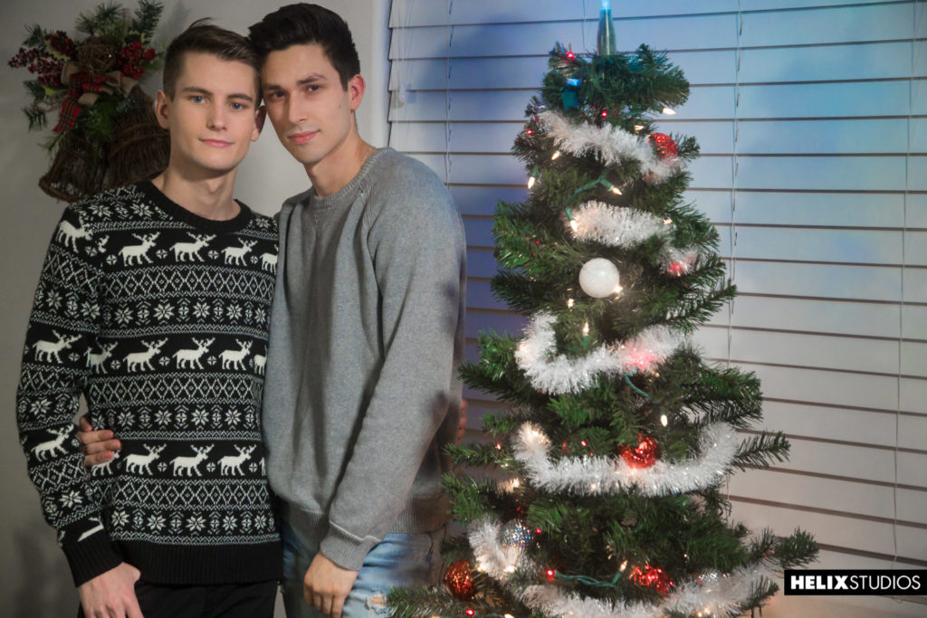 Real-Life Boyfriends Kane Fox And Trevor Harris Star In <em>Holiday Affairs</em>, Their First Helix Scene Together