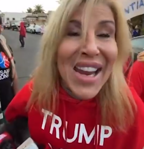 Psychotic MAGA Whore Goes On Homophobic Rant While Protesting COVID-19 Safety Measures