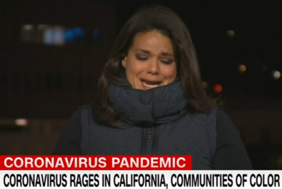 CNN Reporter Breaks Down During COVID Report