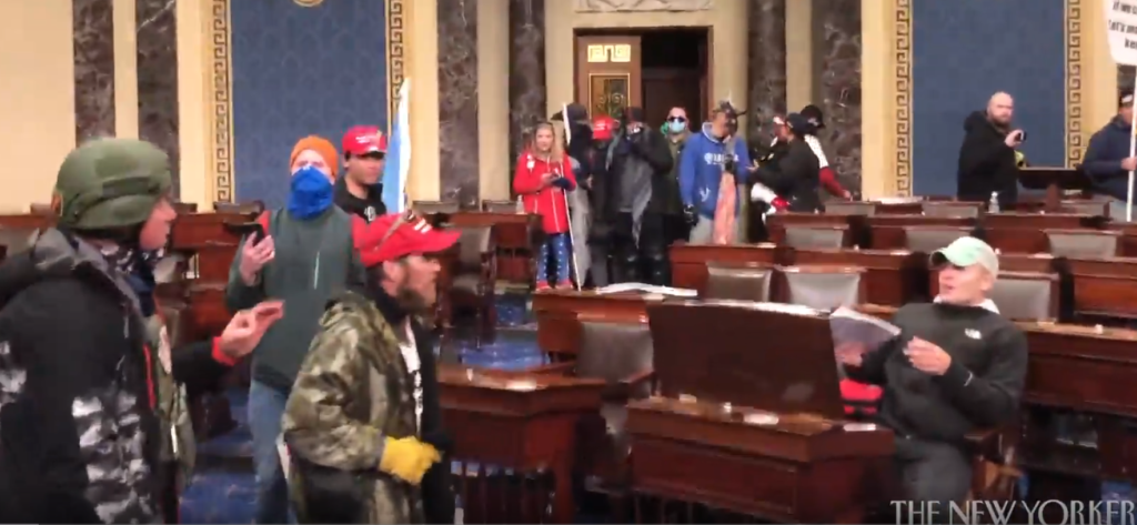 Reporter’s Footage From Inside The Capitol Shows Just How Insanely Stupid Trump’s Terrorists Are