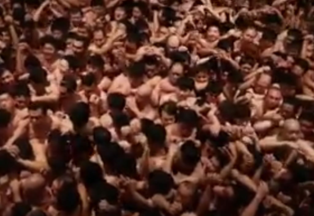 Annual “Naked Festival” With Thousands Of Men Goes Ahead With More Modest Gathering