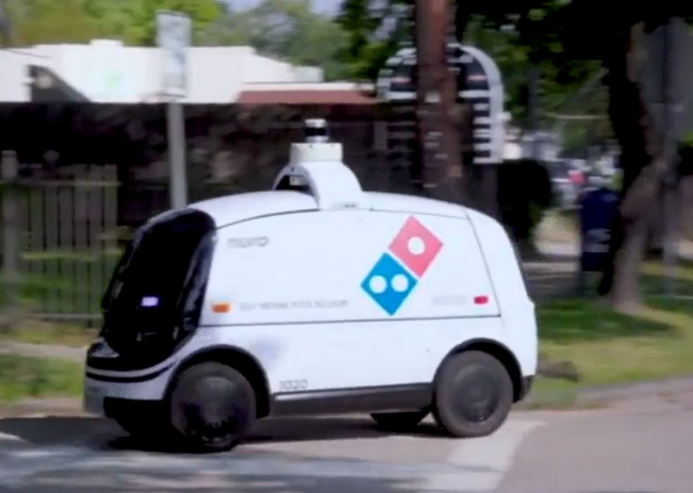 Domino’s Pizzas To Be Delivered Using Self-Driving Robot Car