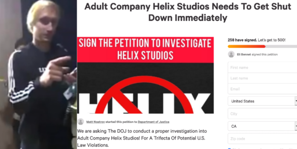 Helix Director Max Carter Caught On Door Cam Video “Breaking Into” Trevor Harris’s Apartment, Plus Fans Sign Petition Asking DOJ To Investigate Studio