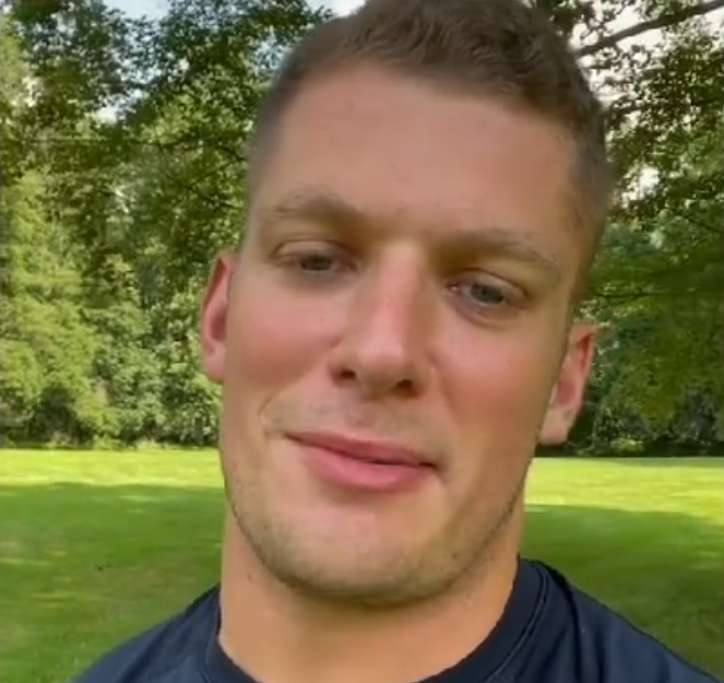 Las Vegas Raiders Carl Nassib Becomes First Openly Gay Player In NFL