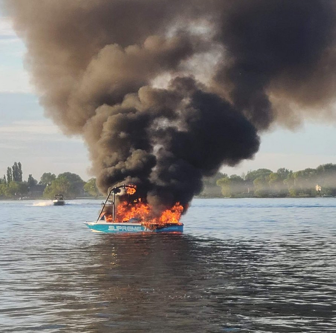 Boat Explodes After Homophobic Occupants Harass Group Over Gay Pride Flags