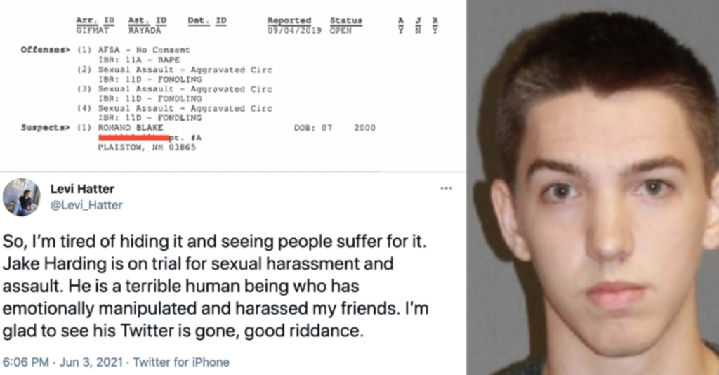 Performers Levi Hatter, Troye Jacobs, And More Speak Out About OnlyFans Model Jake Harding Being Charged With Rape