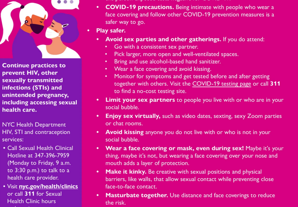 NYC Health Department Provides Tips For People Attending Orgies This Summer