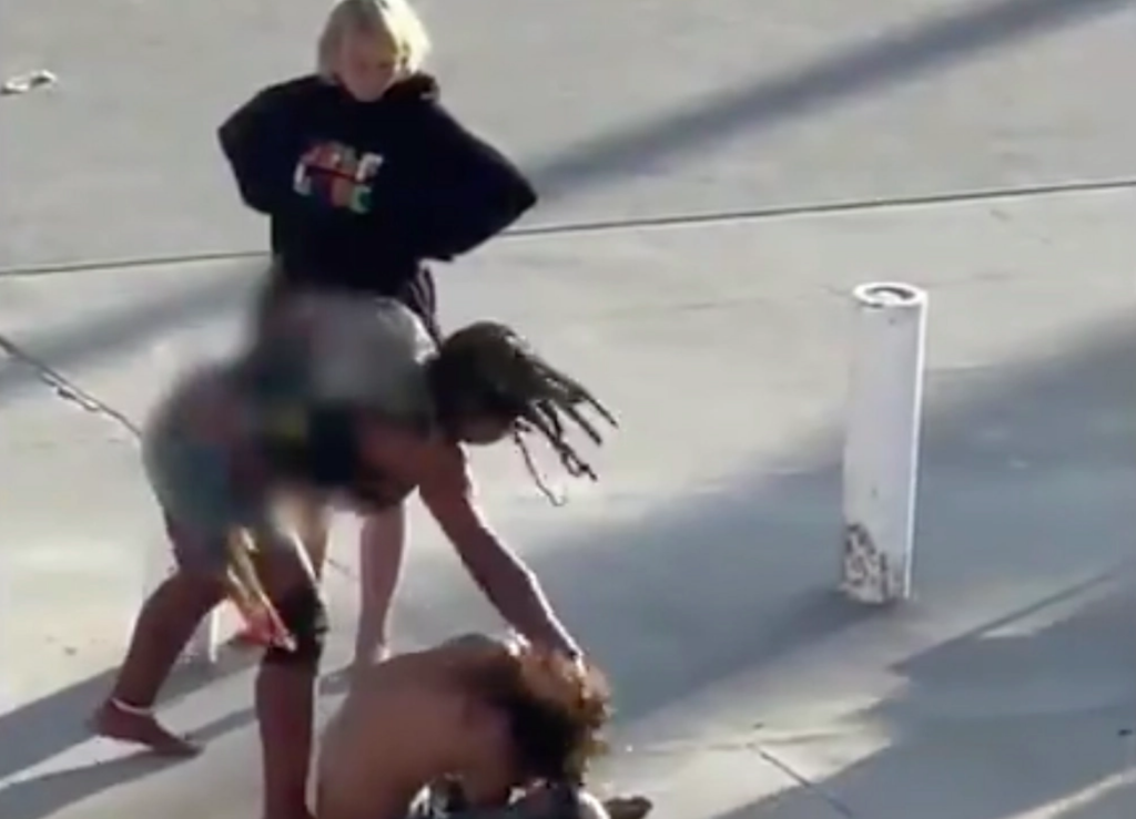 Homeless Man Beaten By Two Women On Venice Boardwalk After Tent City Removal