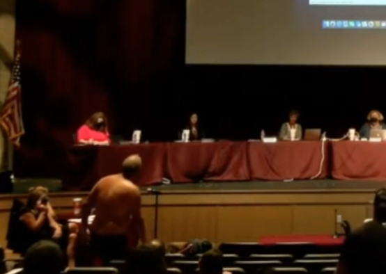 Texas Daddy Strips Nearly Naked At School Board Meeting To Make Point About Importance Of Mask Mandates