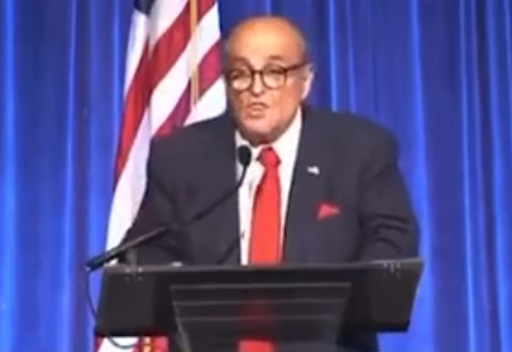 Drunken Rudy Giuliani Says He Only Had “One Scotch” While Giving Incoherent, Insane 9/11 Speech