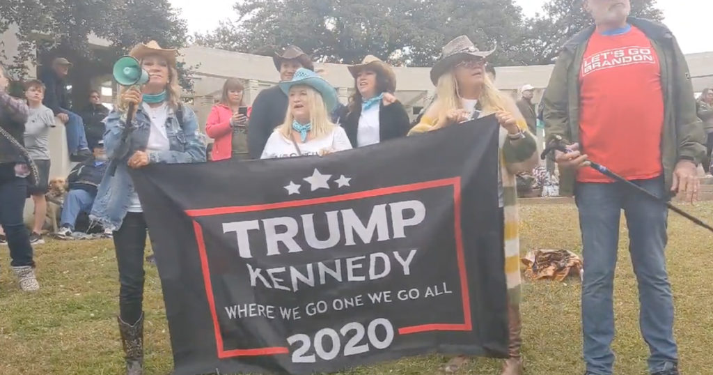 QAnon Followers Gather In Dallas For Arrival Of JFK Jr., Who Died In 1999