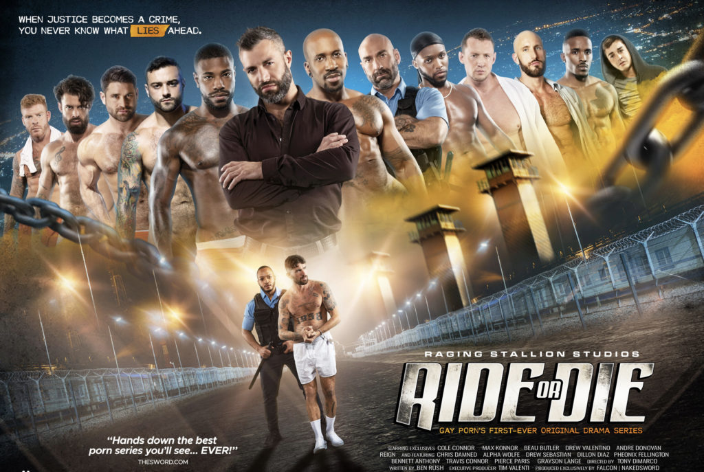 Naked Raging Hot Falcon Set To Release “Ride Or Die,” The First Gay Porn Series Ever And The Greatest Gay Porn In The History Of Adult Entertainment