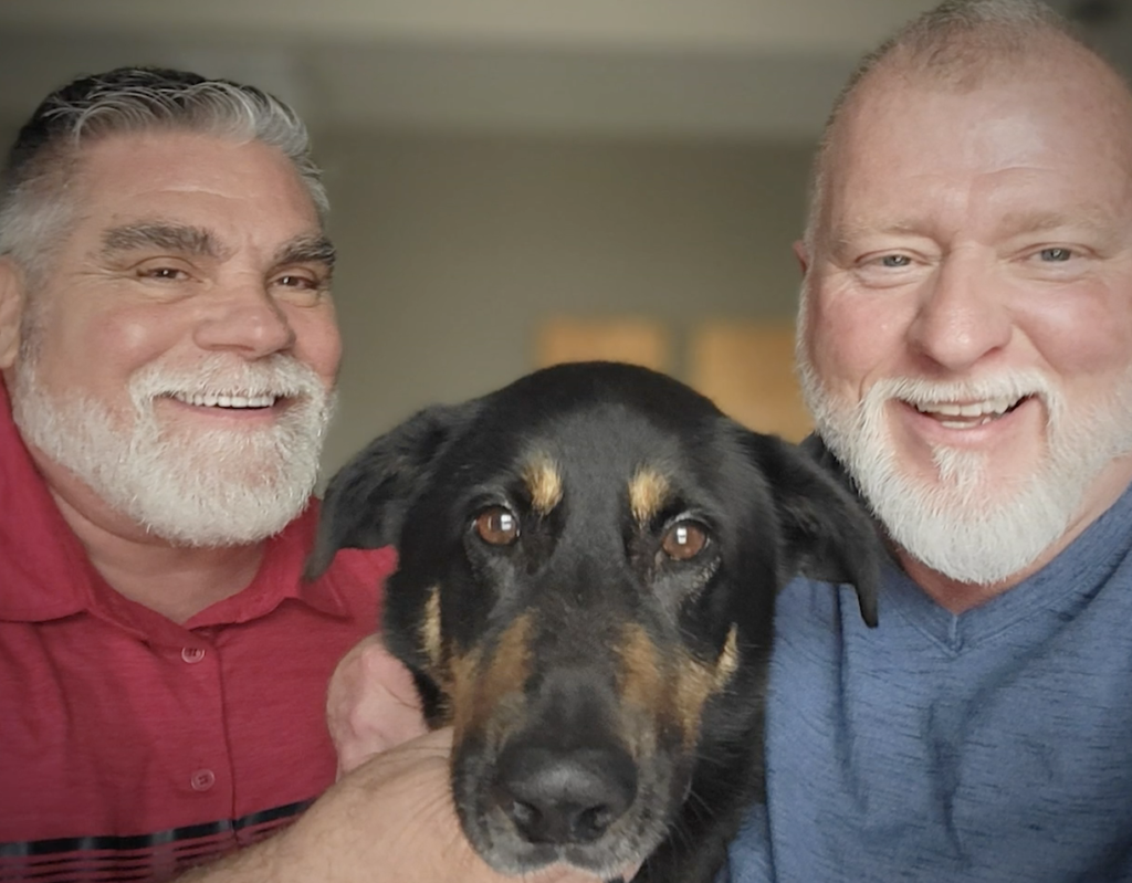 Dog Abandoned For Being Gay Adopted By Gay Couple