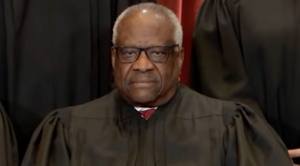 Bigoted Right Wing Ghoul Clarence Thomas Hospitalized