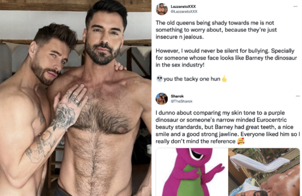 Drama: Josh Moore’s Former Ex-Boyfriend Lashes Out At “Old Queens Being Shady,” Calls Sharok “Barney,” Says He Makes $50,000/Month
