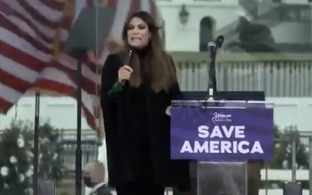 Trump Jr.’s Whore Kimberly Guilfoyle Paid $60,000 To Deliver 2-Minute Speech To White Supremacists Ahead Of Terror Attack On Capitol