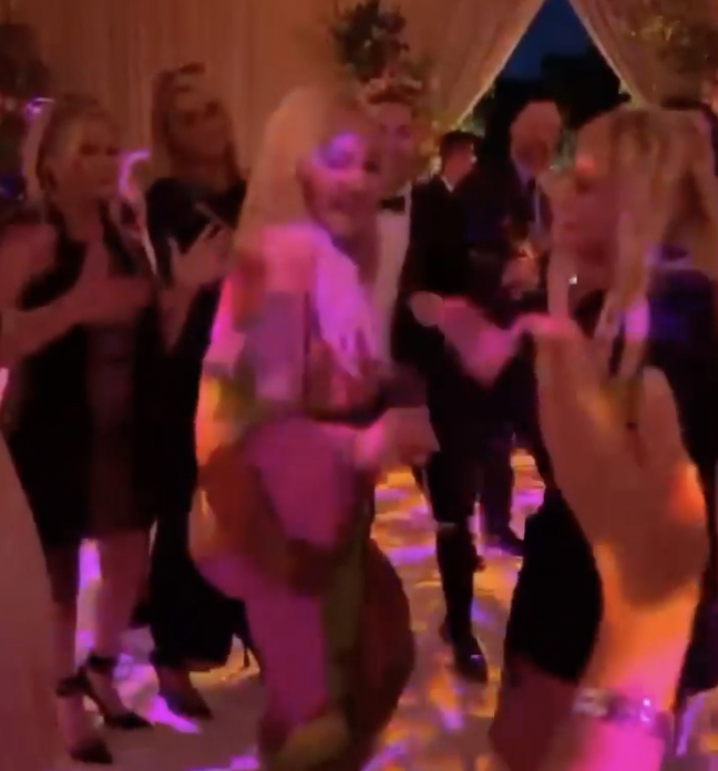 Britney Shares Wedding Reception Video Featuring Dancing With Madonna