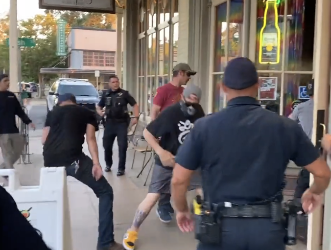 Proud Boys Forced To Run In Fear After Being Pepper Sprayed By Drag Queens