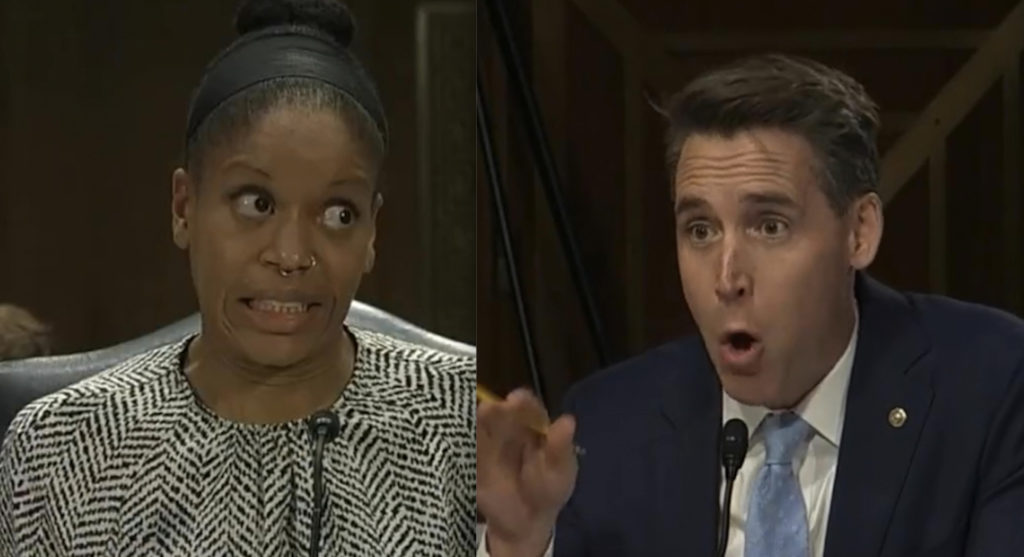 Law Professor Destroys Seditionist Bigot During Senate Hearing On Abortion Rights