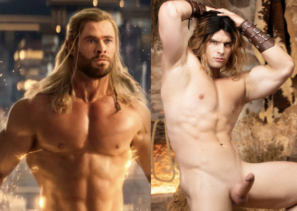 Separated At Birth: Chris Hemsworth And Malik  Delgaty