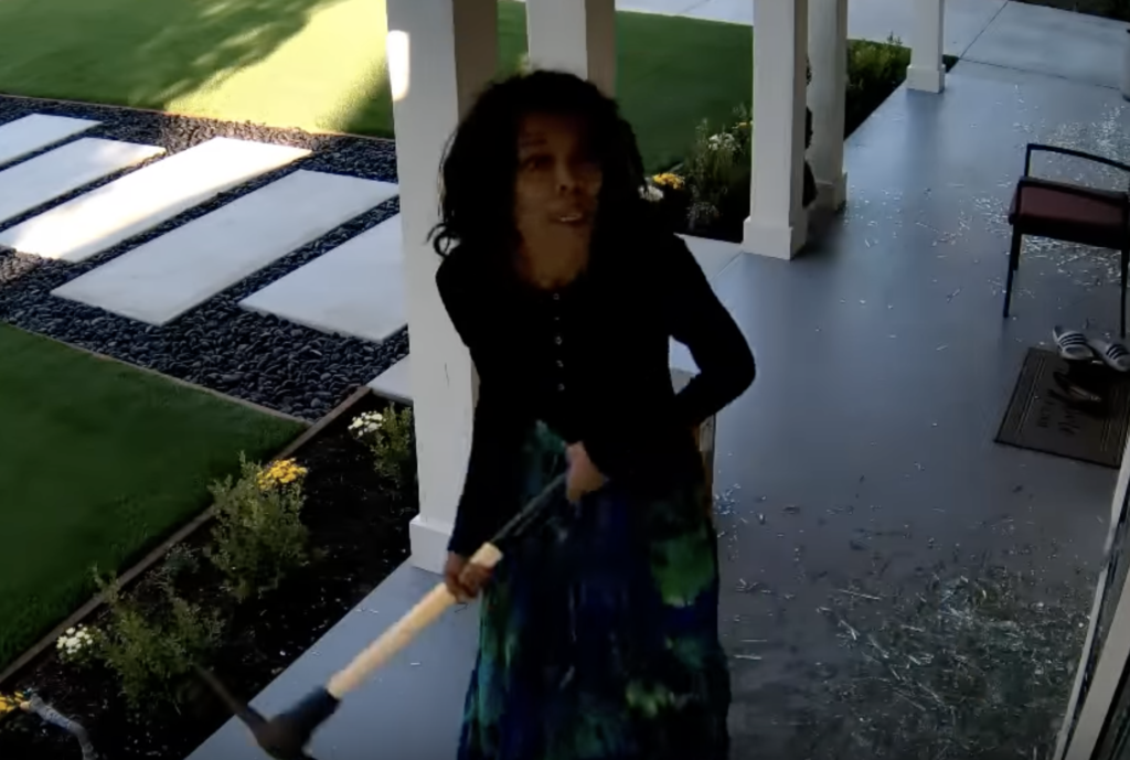 Axe-Wielding Senior Citizen Caught On Camera Smashing Neighbor’s Windows And Nearly Murdering Baby