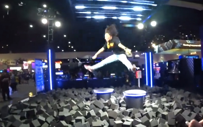 Porn Star Breaks Back After Jumping Into Improperly Padded Foam Pit At Social Media Convention