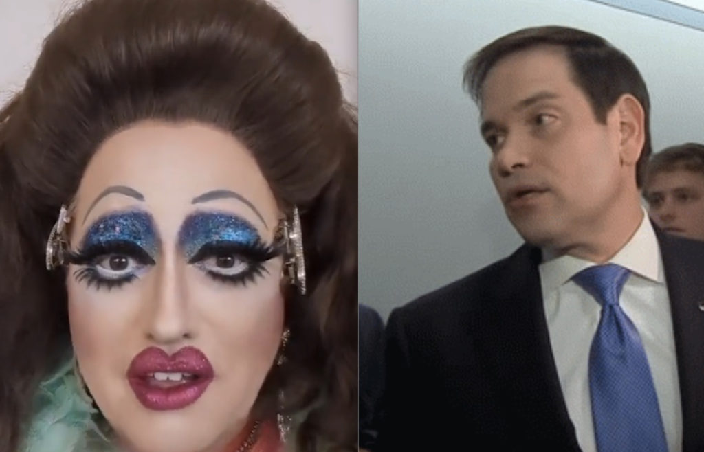 Drag Queen Featured In Marco Rubio Campaign Ad Responds: “Why Are You So Obsessed With Me?”