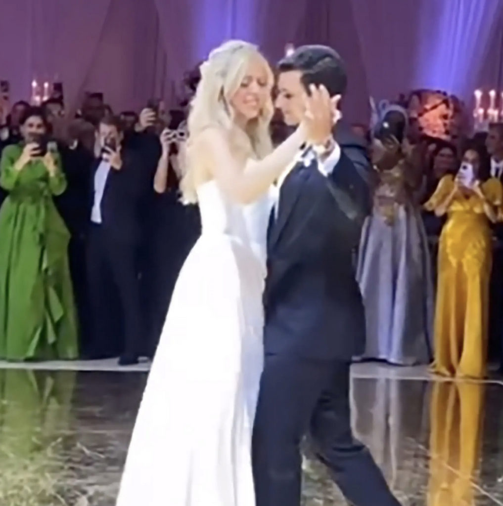 Tiffany Trump Awkwardly Dances With New Husband And Father At Tacky MAGA Wedding In Florida