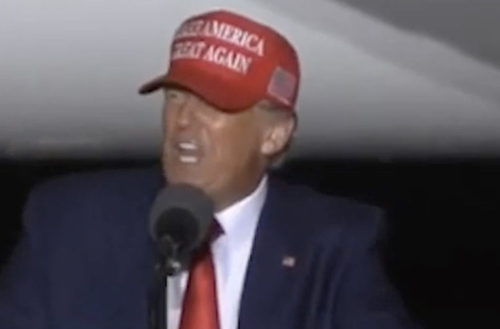 It Begins: Trump Takes Aim At Ron “DeSanctimonious” During Rally Speech