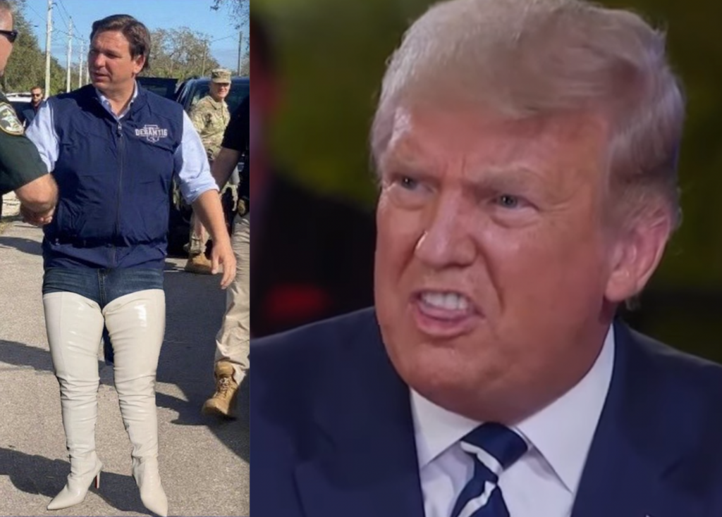 Trump Accuses DeSantis Of Being Homosexual