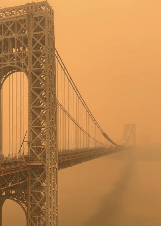 Hazardous, Smoke-Filled Air Fills Eastern U.S. Due To Canadian Wildfires Fueled By Climate Change