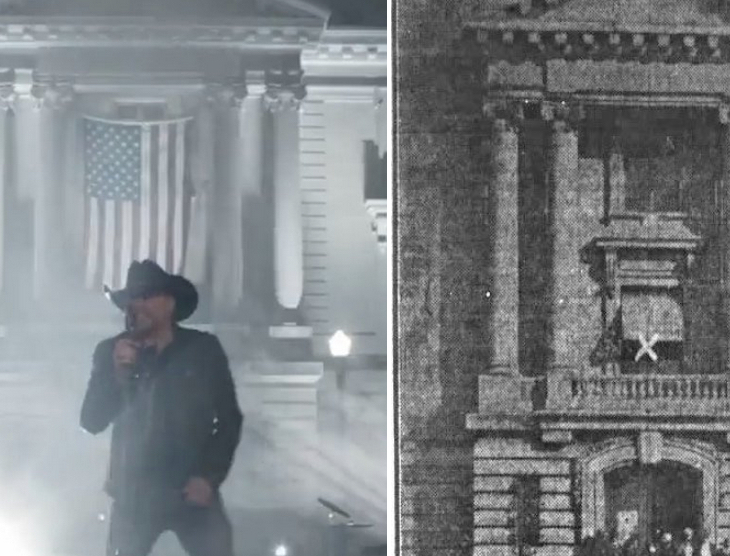 Racist Redneck Gun-Nut Releases Pro-Lynching “Music” Video Filmed In Front Of Courthouse Where Black Man Was Hanged