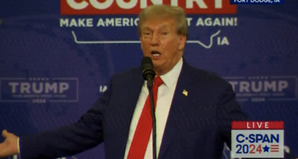 Trump Tells Voters In Iowa “I’m Not Into Golden Showers!”