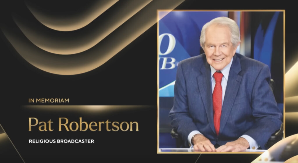 Daytime Emmy Awards Honor Psychotic Bigot Pat Robertson In “In Memoriam” Segment