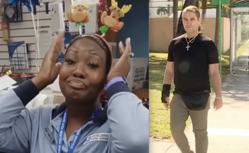 Florida Man Records Allegedly Racist Post Office Worker Assaulting Him