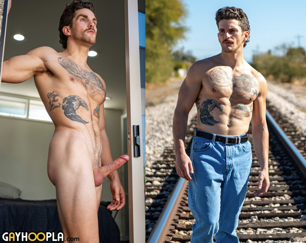 Ready For A New GayHoopla Model? Landon Long Makes Cock-Stroking Debut