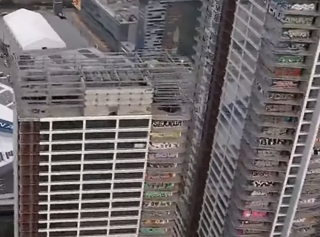 Chinese Developer Of Abandoned Skyscrapers Could Be “Forced” To Clean Up Graffiti