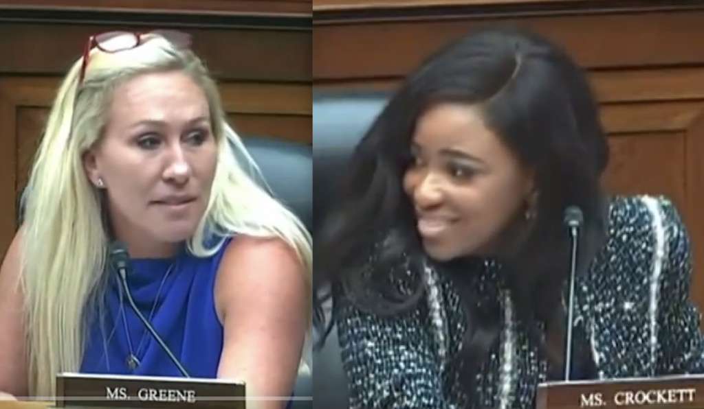 Texas Congresswoman Jasmine Crockett Drags Marjorie Taylor Greene During Chaotic House Committee Meeting: “Bleached Blond, Bad-Built Butch Body”