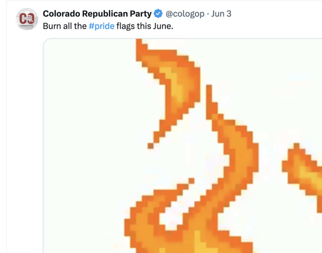 Colorado Republican Party Encourages Voters To Murder Gay People