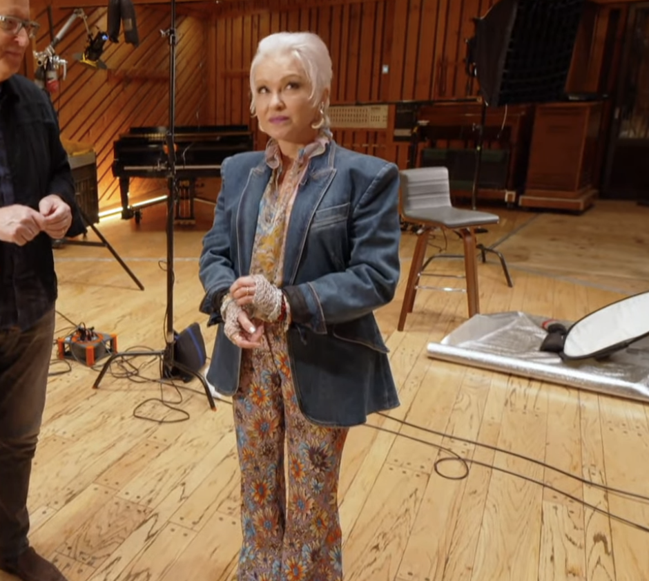 Cyndi Lauper Revisits “True Colors” Recording Studio, Promotes New Documentary