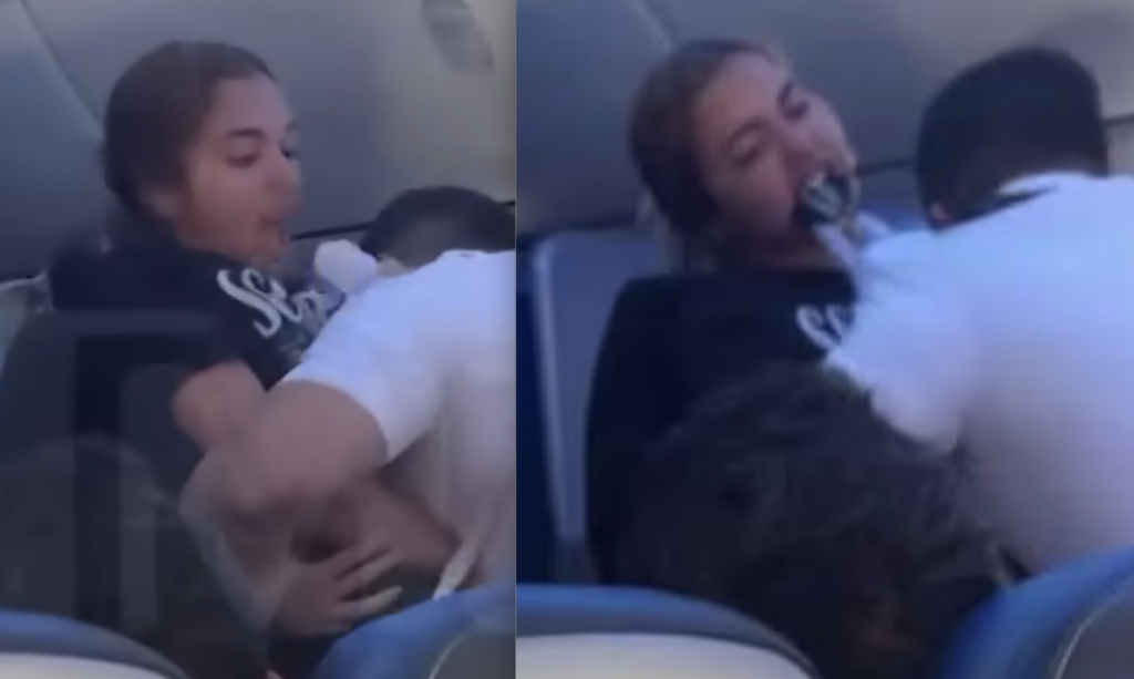 Psychotic Florida Woman Bites United Flight Attendant During Mid-Air Meltdown