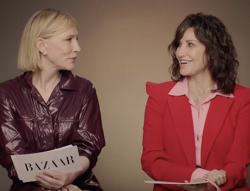 Cate Blanchett And Gina Gershon Test How Well They Know Each Other