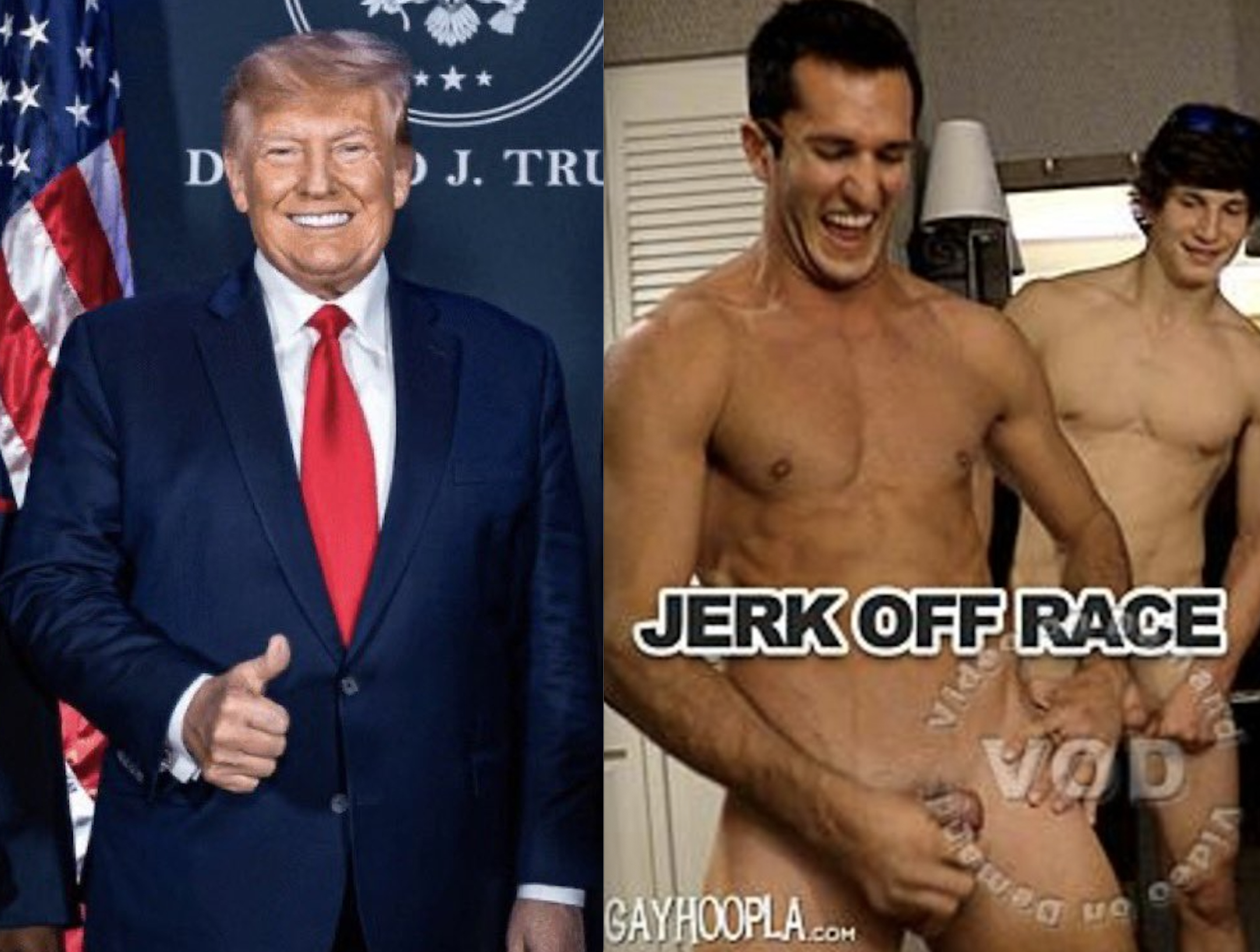 Jerk off race corey deangelis