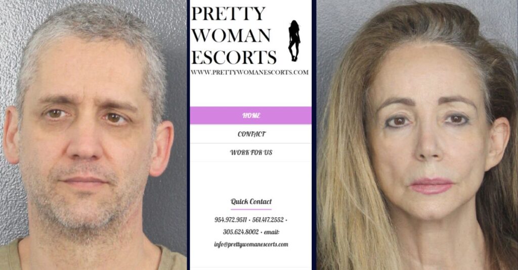 Mother-Son Duo Arrested For Running Florida’s “Pretty Woman” Prostitution Service And Laundering Money For 25 Years