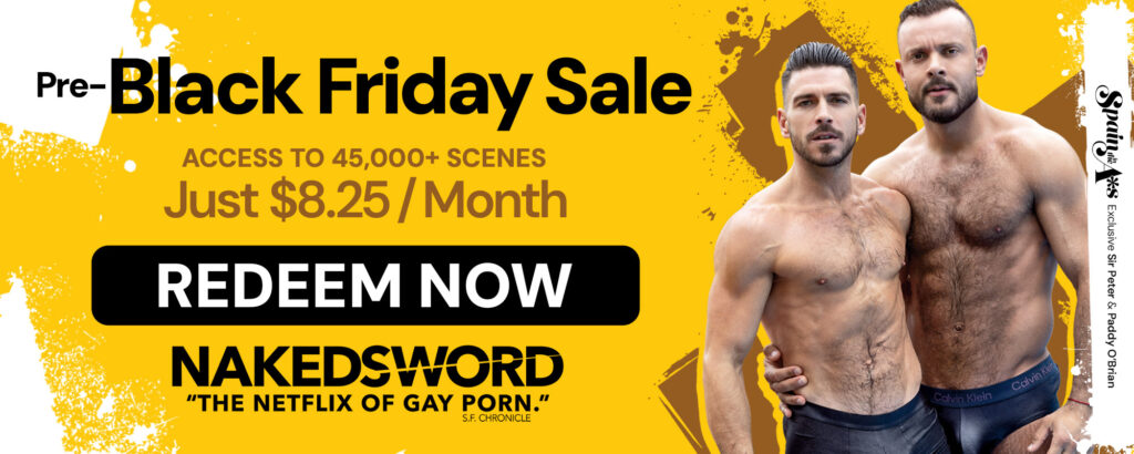 NakedSword Launches Early Black Friday Sale With Memberships Now 73% Off